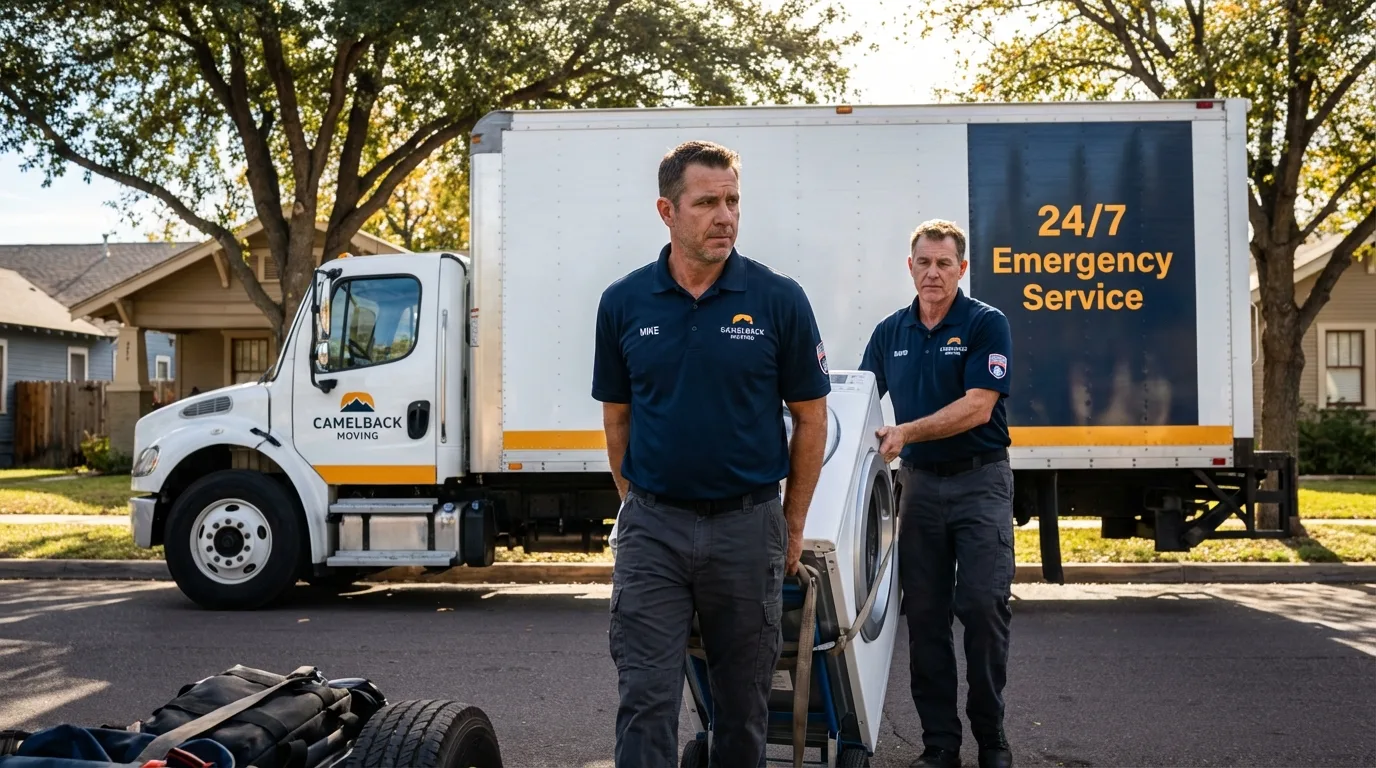 CamelBack Moving crew loading furniture in DeFuniak Springs, FL