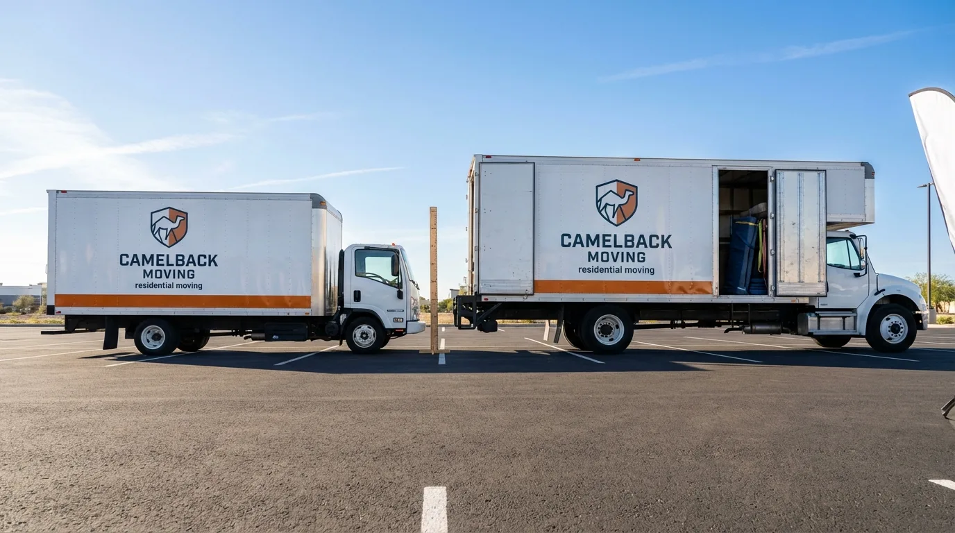 Moving truck size capacity guide in DeFuniak Springs